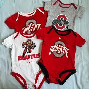 Ohio State Onesies (Lot of 4)
